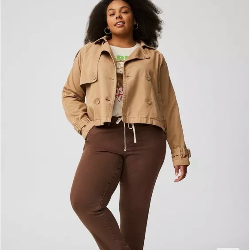 TORRID SIZE 5 NWT Tan Trench Coat for Women